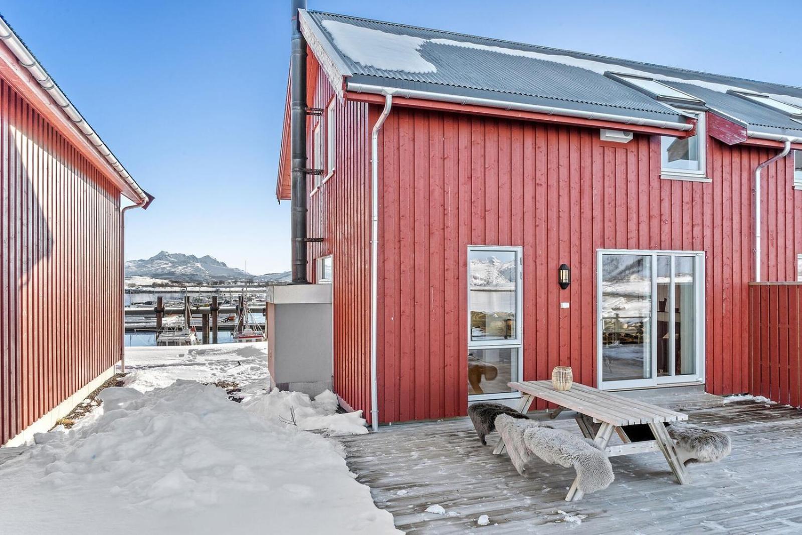 Nappstraumen Seafront Cabin, Lilleeid 68 Gravdal  Zewnętrze zdjęcie