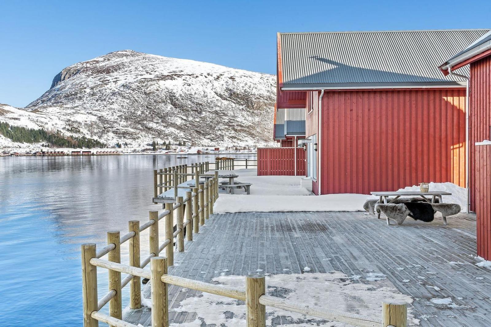 Nappstraumen Seafront Cabin, Lilleeid 68 Gravdal  Zewnętrze zdjęcie