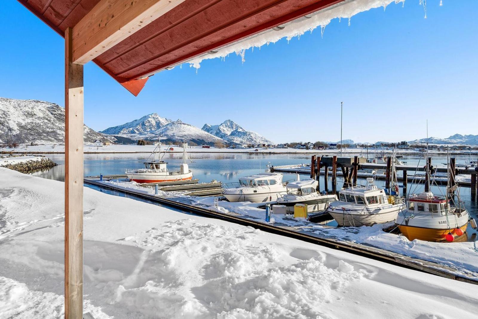 Nappstraumen Seafront Cabin, Lilleeid 68 Gravdal  Zewnętrze zdjęcie