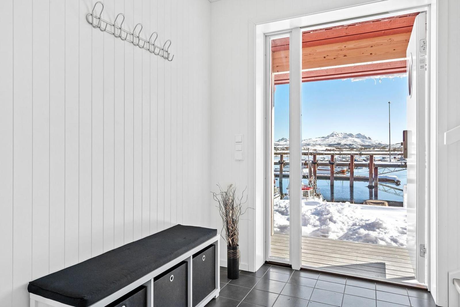 Nappstraumen Seafront Cabin, Lilleeid 68 Gravdal  Zewnętrze zdjęcie
