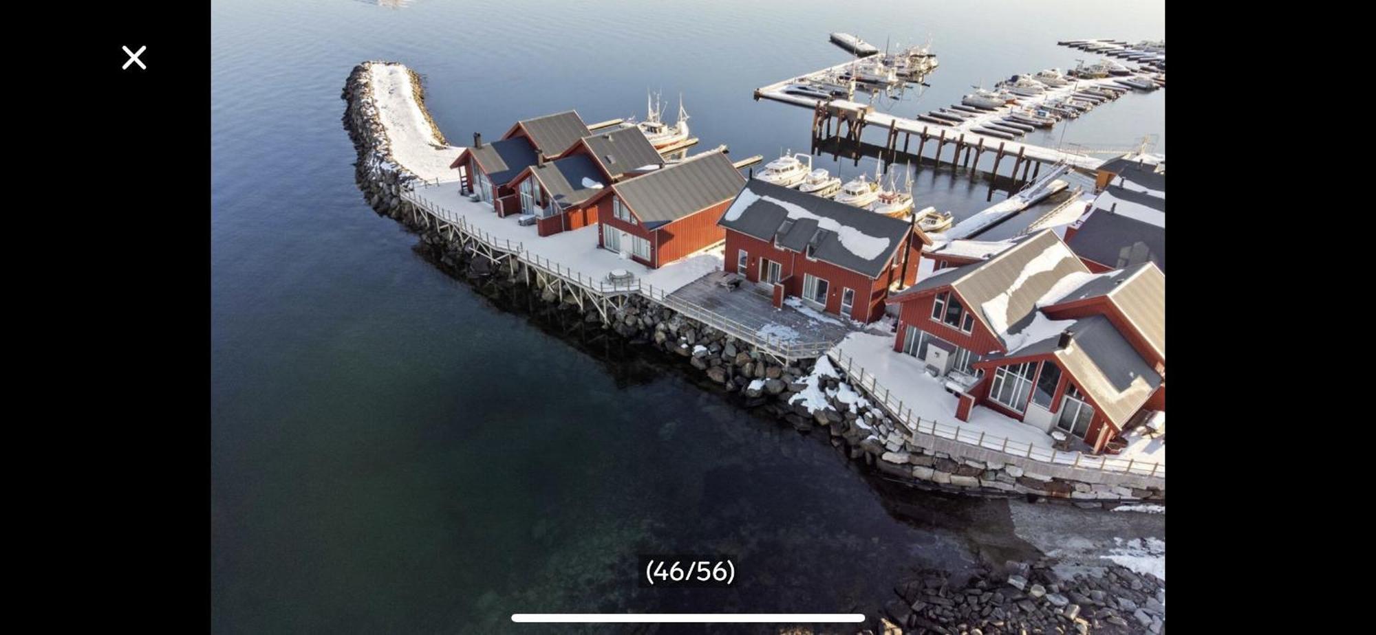 Nappstraumen Seafront Cabin, Lilleeid 68 Gravdal  Zewnętrze zdjęcie