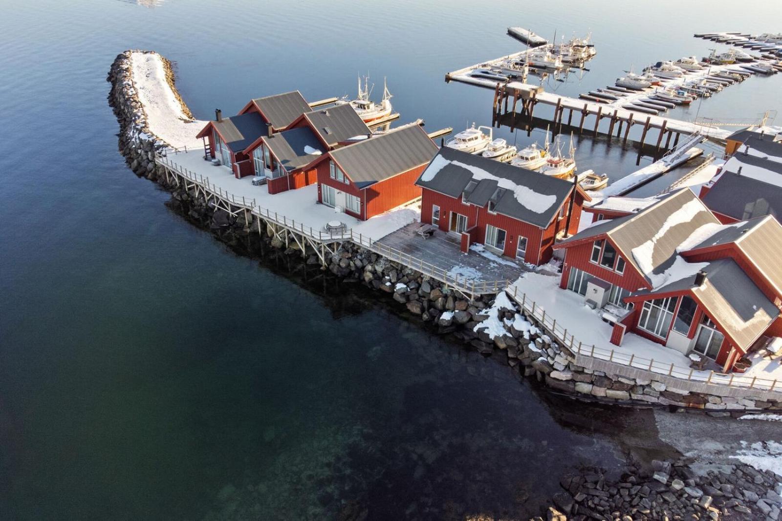 Nappstraumen Seafront Cabin, Lilleeid 68 Gravdal  Zewnętrze zdjęcie